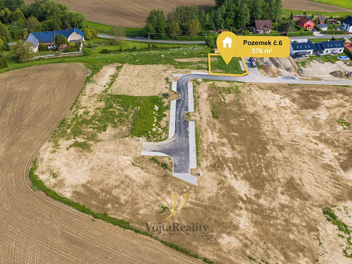 Prodej stavebního pozemku 576 m²